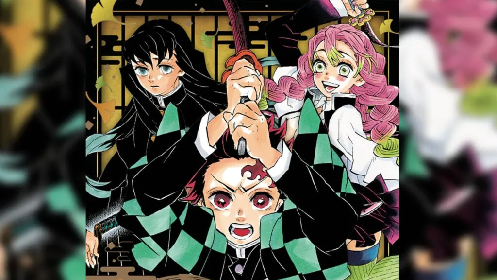Où lire le manga Demon Slayer en ce moment Mangas Demon Slayer Tanjiro Kamado, Muichiro Tokito et Mitsuri Kanjiro
