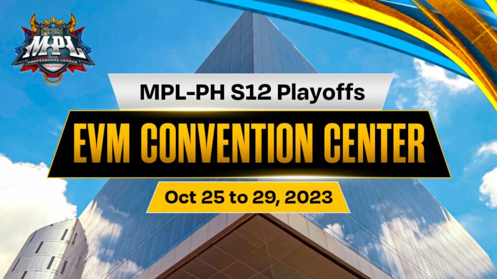 Playoffs MPL PH Saison 12 : calendrier, résultats, format, où regarder Lieu des séries éliminatoires de la saison 12 du MPL PH, centre de congrès EVM