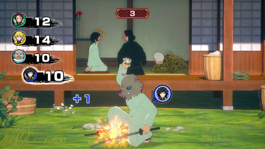 Demon Slayer Sweep the Board : date de sortie, gameplay, lieux, mini-jeux Image de gameplay de Demon Slayer Sweep the Board