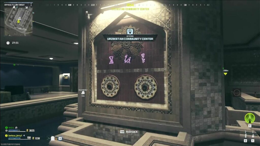 Codes zombies Centre communautaire d'Urzikstan
