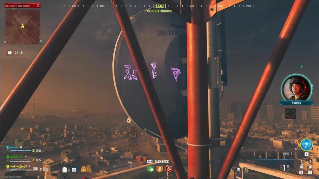 Codes zombies des bains publics de Nahir