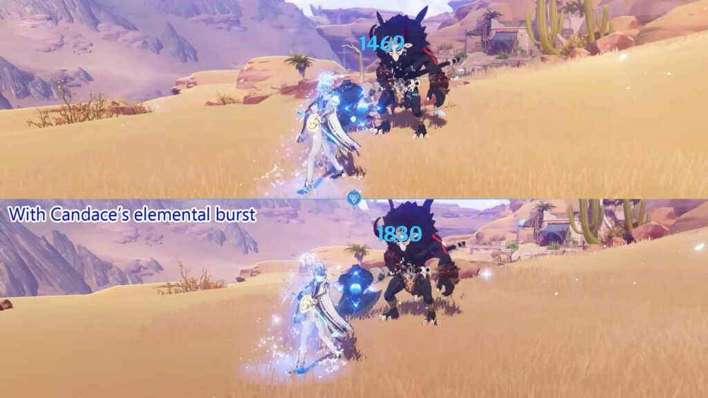 Candace est le support 4 étoiles le moins cher de Genshin Impact dans lequel il vaut la peine d'investir Bonus DMG de Candace sur Ayato dans Genshin Impact