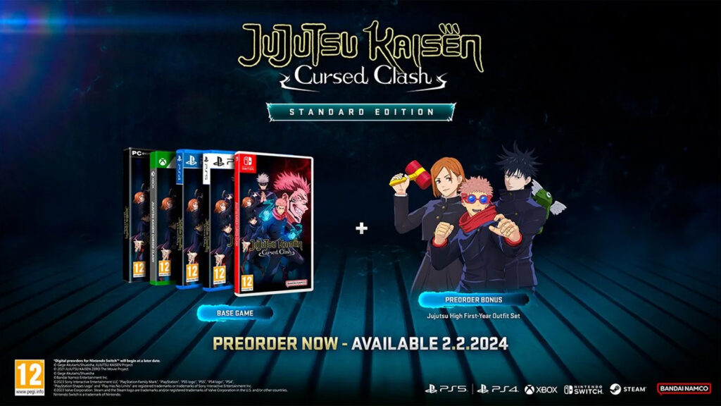 Ensemble Jujutsu Kaisen Cursed Clash Édition Standard