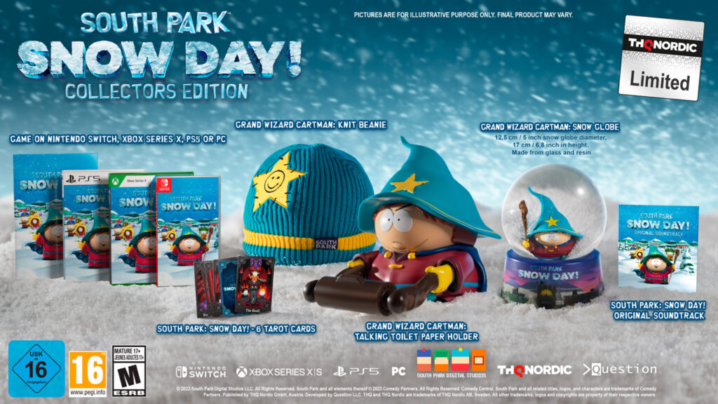 Ensemble édition collector South Park Snow Day