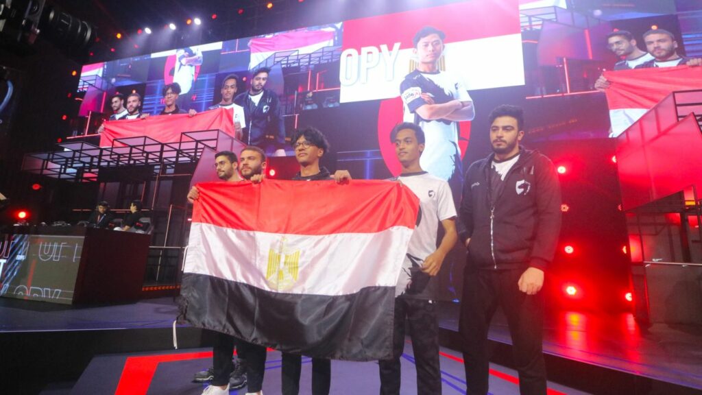 L'équipe égyptienne MPL MENA Team Occupy lors du tournoi MSC 2023