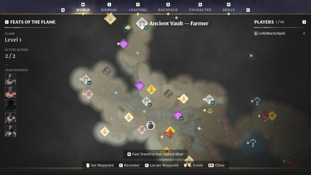 Comment cultiver dans Enshrouded – le guide agricole ultime L'emplacement du coffre-fort du fermier