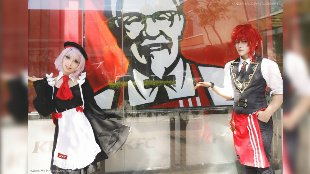 Un couple de cosplay donne vie aux vaisseaux Genshin Impact les plus attrayants KFC Diluc et Noelle cosplay par Roxanne Kho et Zackt