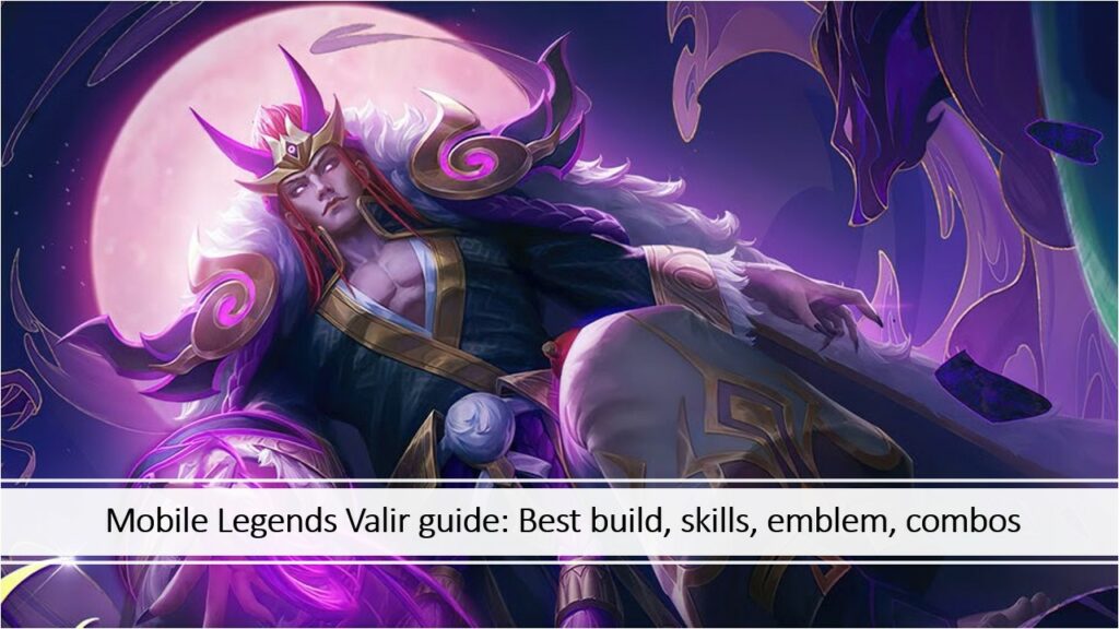 Mobile Legends: Bang Bang Demonlord Valir Skin Wallpaper With Link to Hero Guide