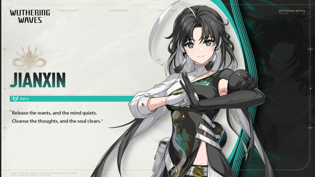 Wuthering Waves : personnages, gameplay, plateformes Personnage de Wuthering Waves, Jianxin