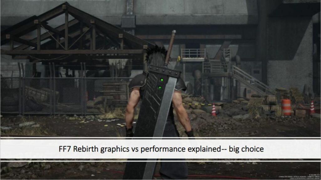 Comment voyager rapidement dans Final Fantasy 7 Rebirth Lien graphique FF7 Rebirth vs image de performance