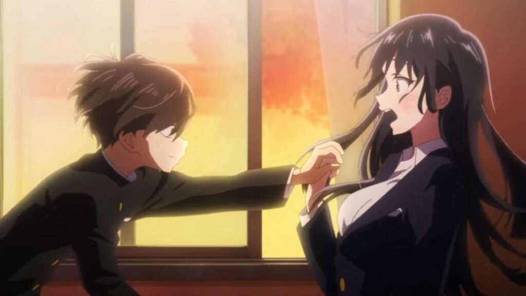 Les six meilleures séries animées à regarder en mars 2024 : vous allez adorer ! Anna Yamada et Kyoutarou Ichikawa de Les dangers dans mon coeur