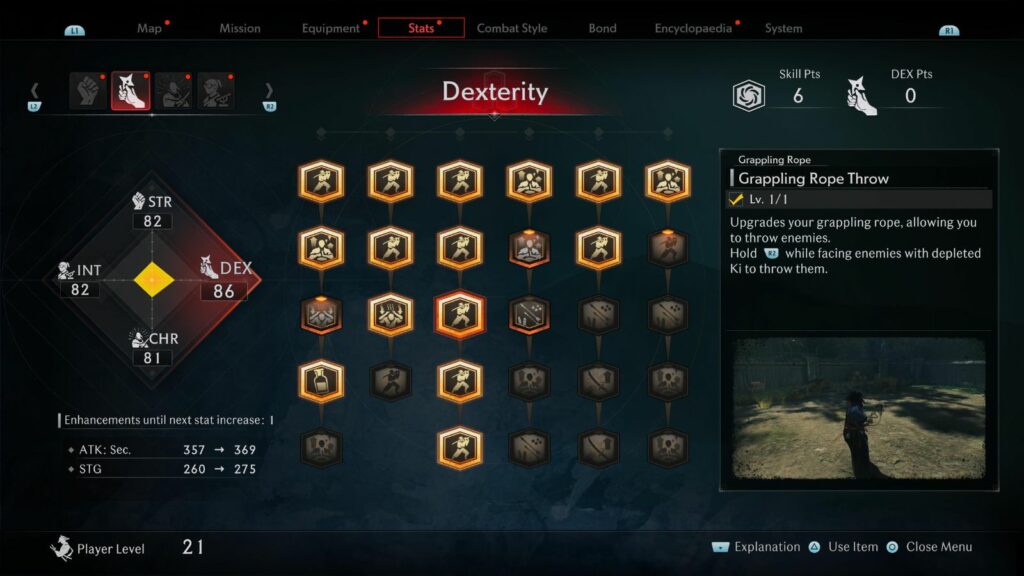 Guide Rise of the Ronin Blade Sharpening Origin Meilleures compétences dans Rise of the Ronin – Dextérité