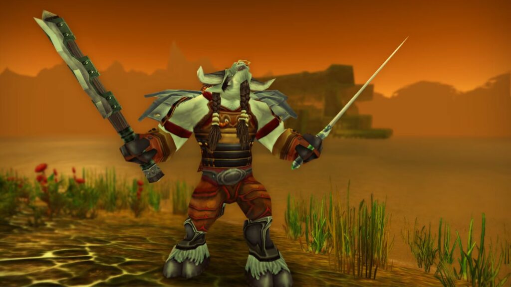 Tauren DPS Warrior BiS rugit - Saison de découverte de WoW Classic