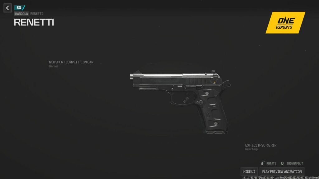 Meilleur équipement Renettii pour le jeu classé dans Modern Warfare 3 Saison 3