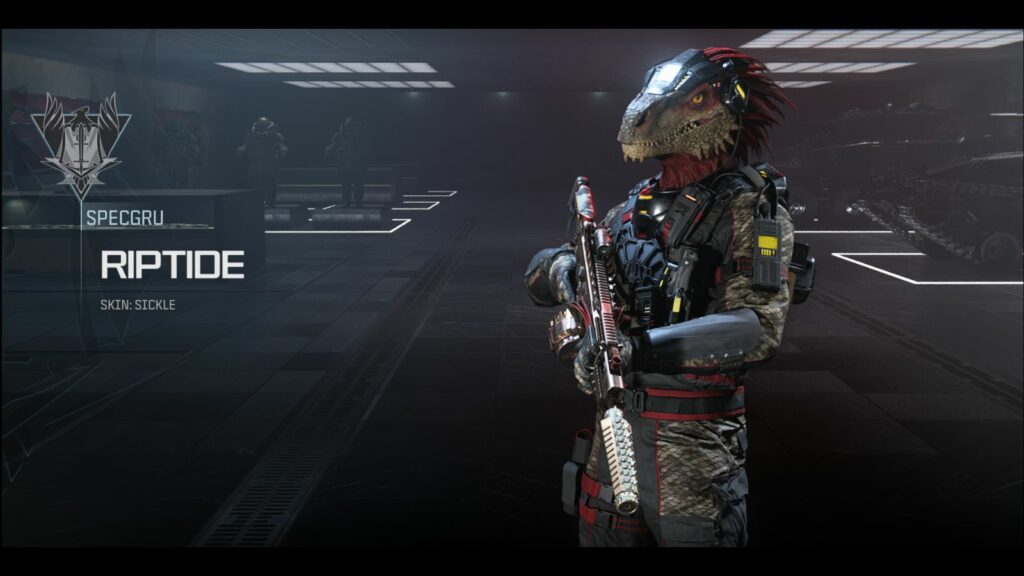 Skin d'opérateur faucille inclus dans le pack de traceur Codasaurus.