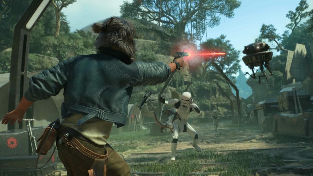 Comment choisir quelle édition Star Wars Outlaws vous convient le mieux Gameplay de combat du personnage principal de Star Wars Outlaws, Kay Vess