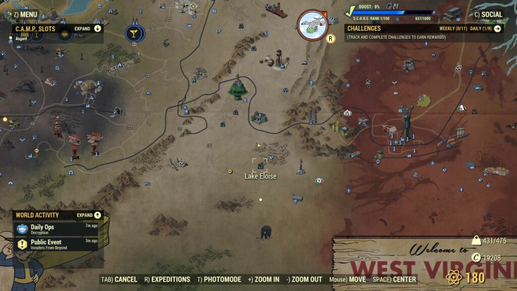 Les meilleurs emplacements de camp dans Fallout 76 : installez-vous dans les meilleurs endroits ! Meilleurs emplacements de camping dans Fallout 76 Lake Eloise