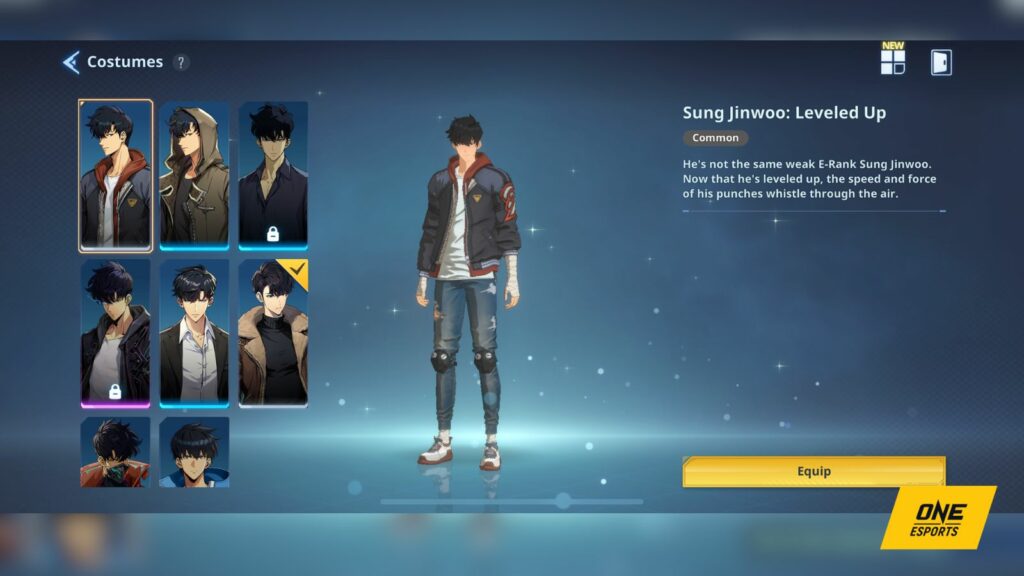 Solo Leveling Arise Costumes de Sung Jinwoo, Sung Jinwoo : Leveled Up