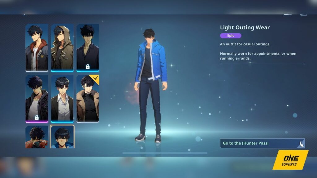 Solo Leveling Arise Costumes Sung Jinwoo, vêtements de sortie légers