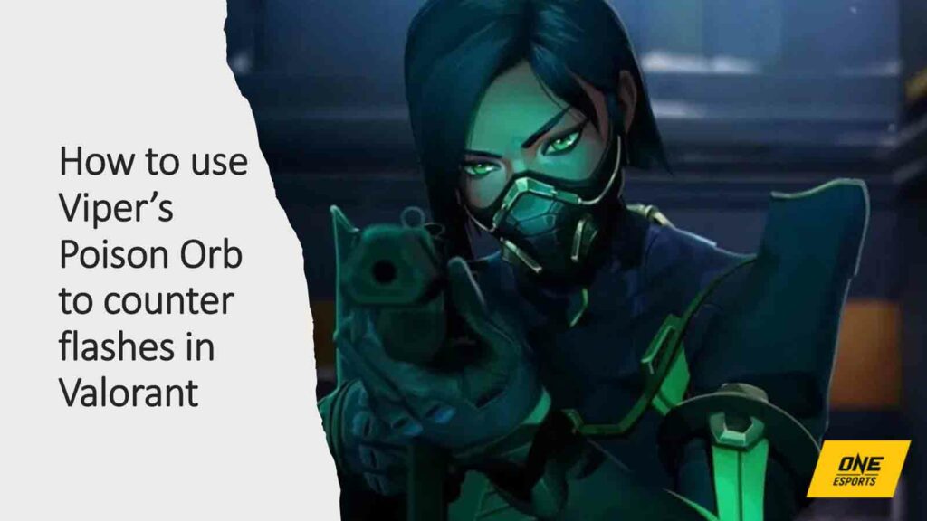 Capture d'écran de Viper tenant un pistolet dans la cinématique de ONE Esports, image sélectionnée pour l'article "Comment utiliser l'orbe empoisonné de Viper pour contrer les flashs dans Valorant"