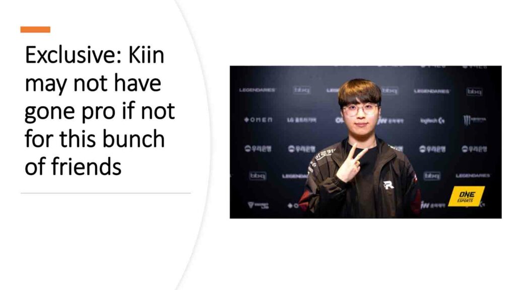 Kiin en maillot KT Rolster dans ONE Esports image vedette pour l'article "Exclusif : Kiin ne serait peut-être pas devenu pro sans ce groupe d'amis"