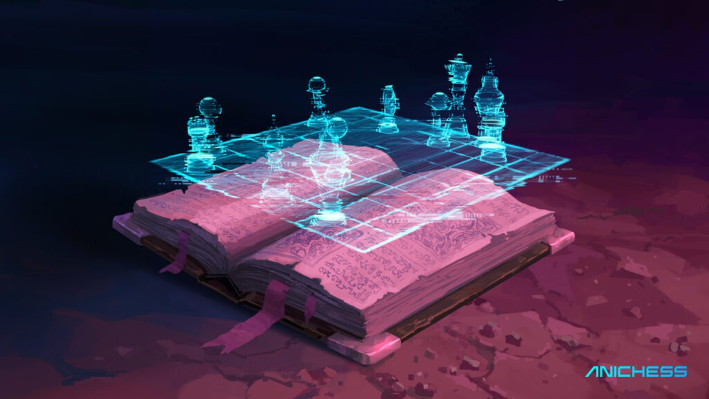 Art clé officiel d'Aniverse mettant en valeur l'écosystème du jeu