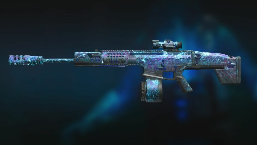 Aperçu du plan d'arme TAQ Eradicator "Splash Damage" du pack de traceurs Phyto Fighter dans Modern Warfare 3 et Warzone