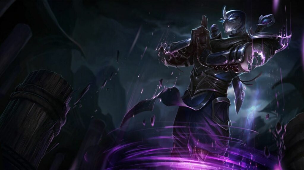 Les meilleurs champions d'arène de la saison 14 de League of Legends domineront 2v2v2v2v2v2v2v2 Fond d'écran officiel splashart du champion LoL Shen