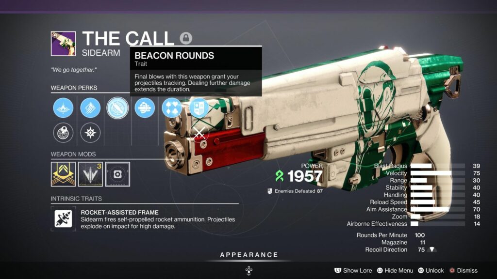 Destiny 2 The Call God Roll – nouvelle arme de destination Destiny 2 The Call PvP God Roll