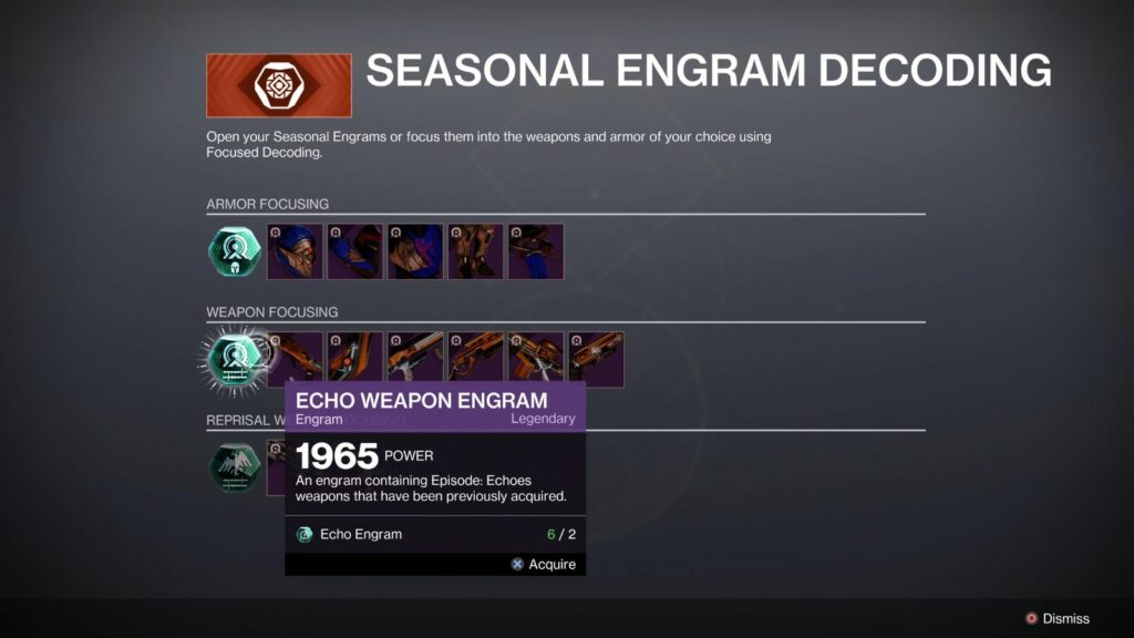 Comment obtenir des engrammes d'écho dans Destiny 2 Engrammes d'écho dans Destiny 2
