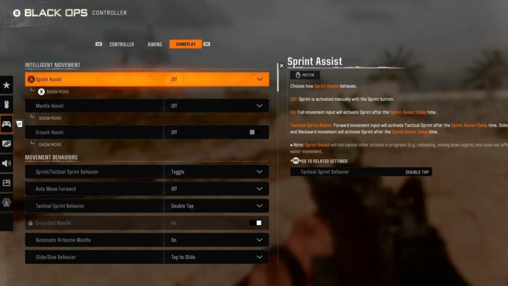 Explication du mouvement intelligent de Black Ops 6 – bougez intelligemment Paramètres de mouvement intelligents de Black Ops 6