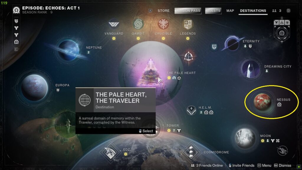 Nessus, réalisateur de Destiny 2