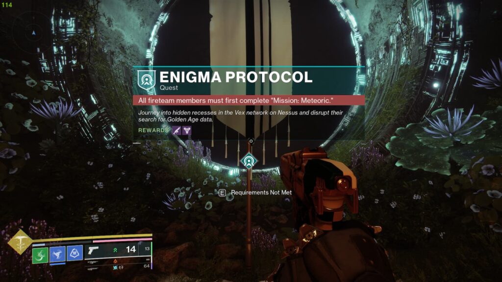 Protocole d'énigme Destiny 2