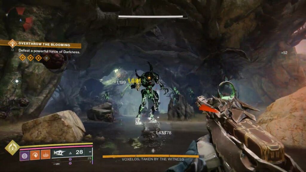 Destiny 2 Renverser le boss Voxelos