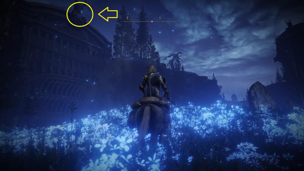 Comment atteindre l'emplacement des fragments de carte de la région de la côte céruléenne et de la côte sud à Elden Ring Signe de taureau Elden Ring Cerulean Coast