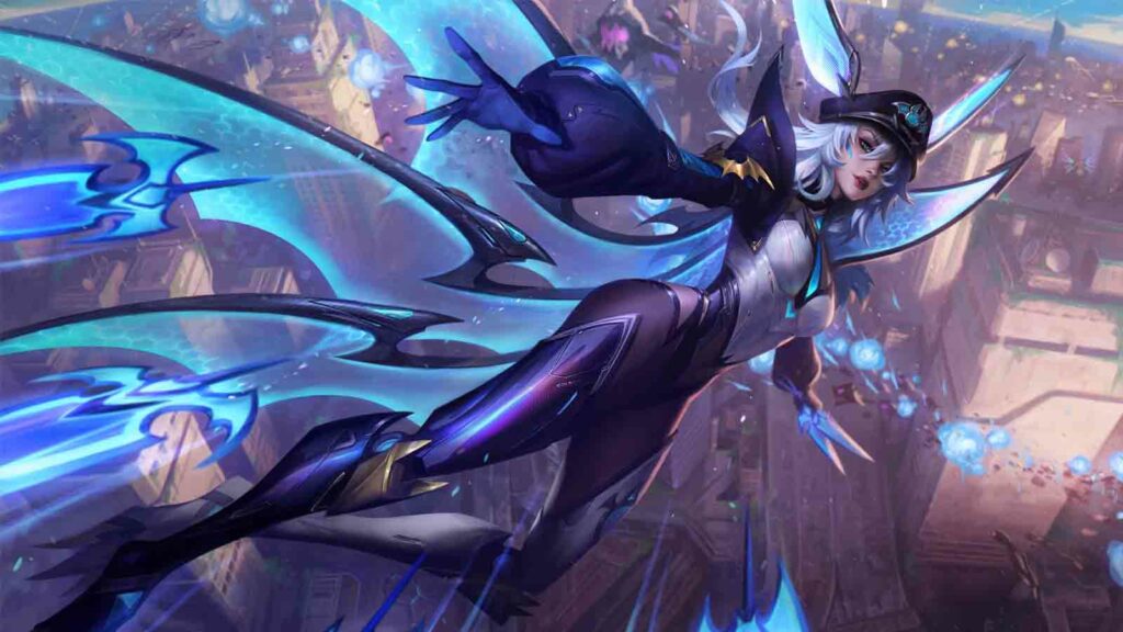 Tous les skins Anima Squad en mode de jeu PvE que vous pouvez également utiliser sur Summoner's Rift Fond d'écran splashart officiel de la peau Battle Bat Xayah