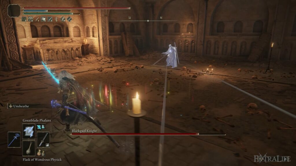 Elden Ring Blackgaol Knight esquive