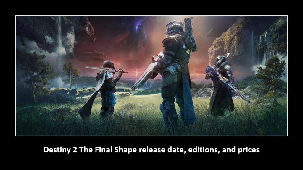 Visuel clé de Destiny 2 The Final Shape présenté dans l'image de ONE Esports pour la date de sortie, les éditions et les prix de l'extension