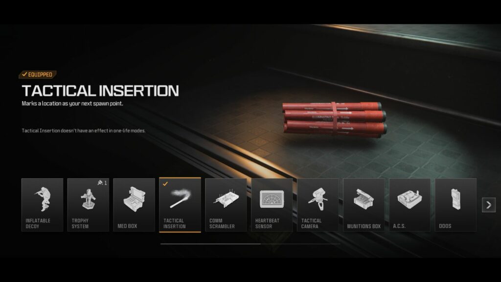 Comment utiliser l'insertion tactique dans Modern Warfare 3 – meilleures façons d'utiliser cet équipement Mise à niveau du champ d'insertion tactique dans Modern Warfare 3