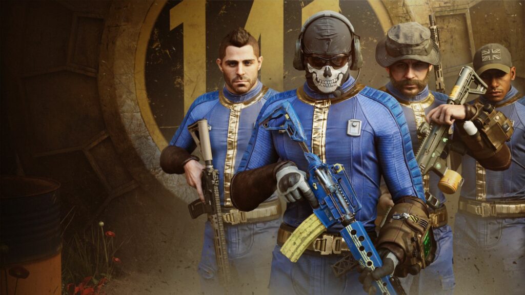 Pack Call of Duty x Fallout dans Modern Warfare 3 et Warzone : date de sortie, prix, skins, objets Skins d'opérateur de collaboration Call of Duty Fallout pour Soap, Ghost, Price et Gaz