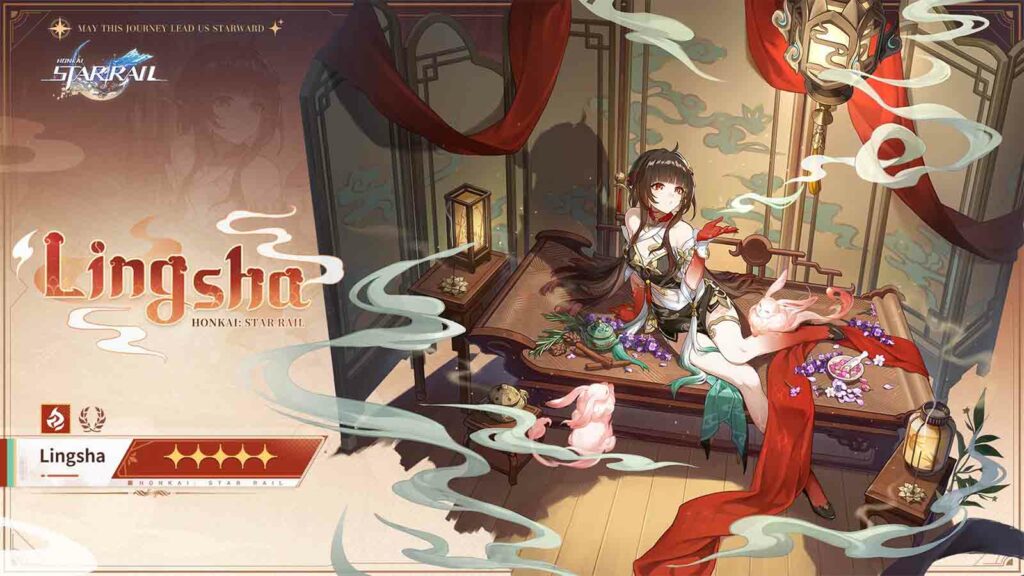 Tous les personnages de Xianzhou Wardance : de Zhuming à Yaoqing Personnage HSR 5 étoiles Feu et Abondance de Lingsha