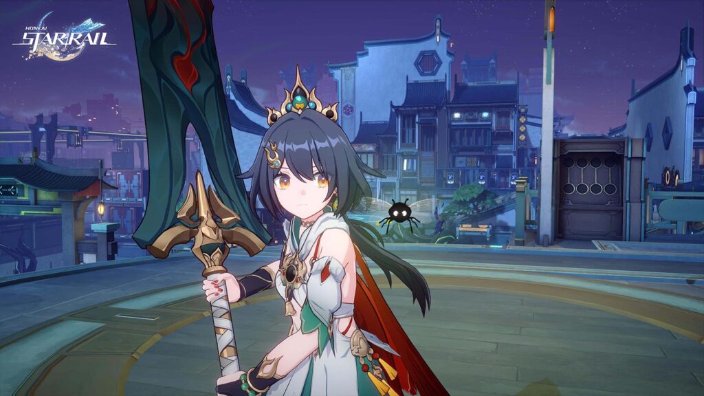 Yunli tenant sa grande épée dans la capture d'écran officielle de la version 2.4 de HSR
