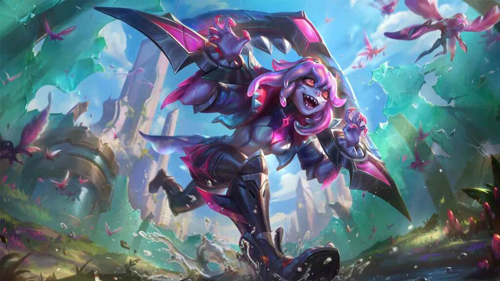 Date de sortie du patch 14.15 de LoL : soyez attentif à ces changements monumentaux apportés à l'esquive de file d'attente Fond d'écran officiel de Primordian Briar splashart
