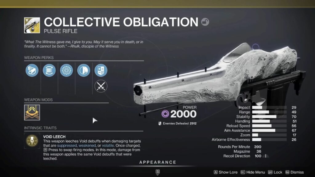 6 meilleurs fusils à impulsion Guide PvE Destiny 2 2024 - vous avez des options ! Fusil à impulsion Destiny 2 Collective Obligation