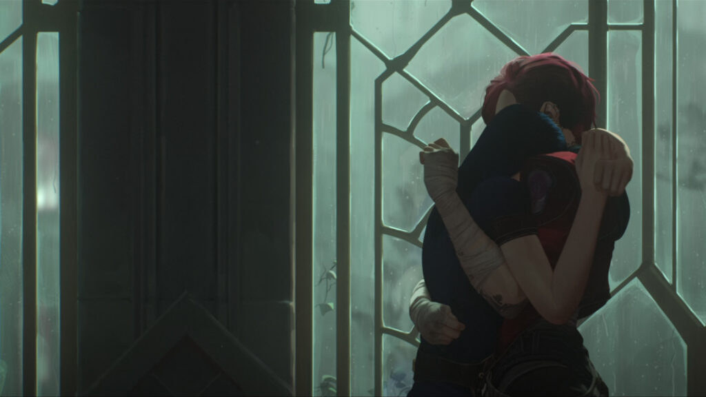 La relation de Caitlyn et Vi dans Arcane – chronologie complète, historique des rencontres Caitlyn et Vi s'embrassent dans l'épisode 1 de la saison 2 d'Arcane