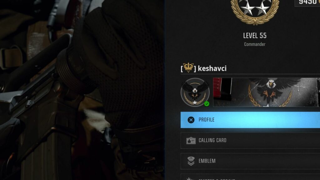 Étiquette de couronne du clan BO6