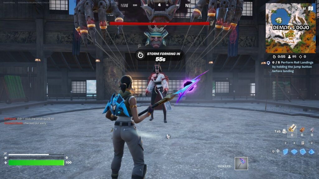 Tous les avantages de la saison 1 du chapitre 6 de Fortnite et comment les obtenir : vent, eau, feu et vide Combat de boss de Fortnite Night Rose
