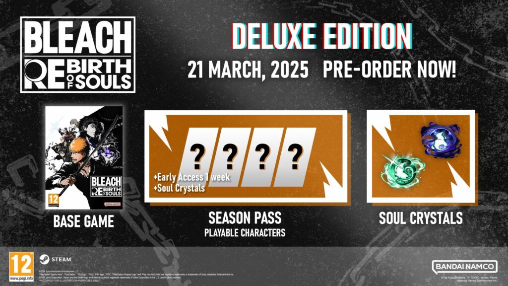 Bleach Rebirth of Souls Deluxe Edition : obtenez le Season Pass et une tonne de récompenses Contenu de Bleach Rebirth of Souls Deluxe Edition