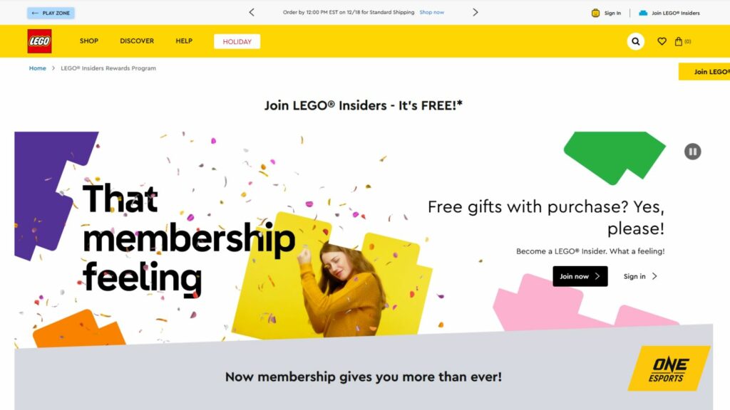 Compte LEGO Insider