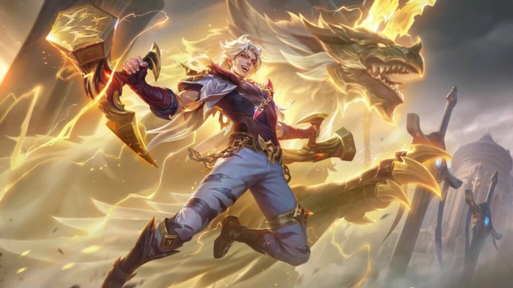 Date de sortie de Lukas : Quand pouvez-vous jouer à la Bête de Lumière dans Mobile Legends ? Lukas splash art dans Mobile Legends: Bang Bang